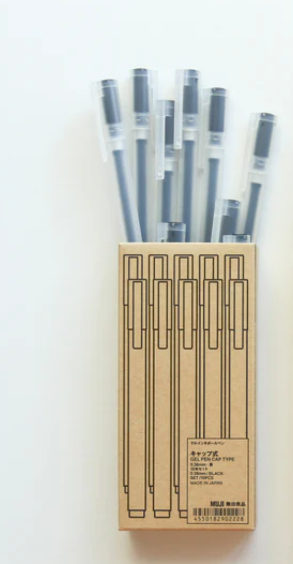 Muji Gel Ink Pens – Freedom Art Studio